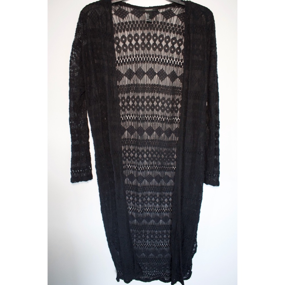 Forever 21 Lace Cardigan